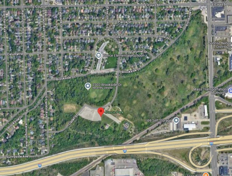Pierce Municipal Park Golf Course - Aerial Map (newer photo)